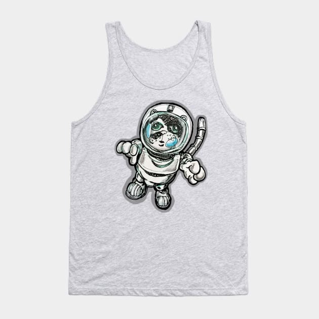 The Last Astronaut Tank Top by silentrob668